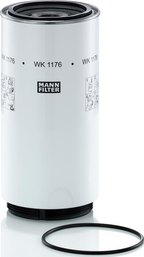 Mann-Filter WK 1176 x - Degvielas filtrs autodraugiem.lv