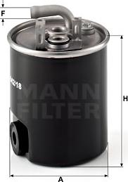 Mann-Filter WK 842/18 - Degvielas filtrs autodraugiem.lv