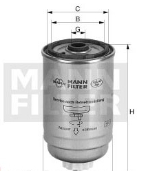 Mann-Filter WK 842/2 (10) - Degvielas filtrs autodraugiem.lv