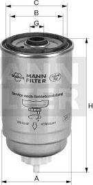 Mann-Filter WK 842/22 - Degvielas filtrs autodraugiem.lv