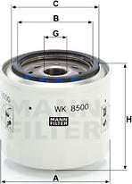 Mann-Filter WK 8500 - Degvielas filtrs autodraugiem.lv
