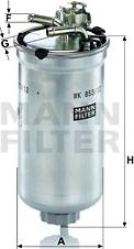 Mann-Filter WK 853/12 z - Degvielas filtrs autodraugiem.lv