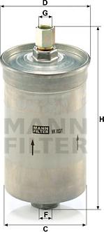 Mann-Filter WK 853/1 - Degvielas filtrs autodraugiem.lv