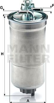 Mann-Filter WK 853/3 x - Degvielas filtrs autodraugiem.lv