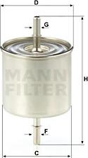 Mann-Filter WK 8046 - Degvielas filtrs autodraugiem.lv