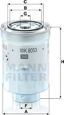 Mann-Filter WK 8053 z - Degvielas filtrs autodraugiem.lv