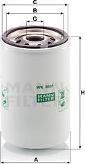 Mann-Filter WK 8001 - Degvielas filtrs autodraugiem.lv