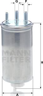Mann-Filter WK 8039 - Degvielas filtrs autodraugiem.lv
