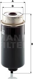 Mann-Filter WK 8161 - Degvielas filtrs autodraugiem.lv