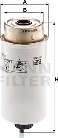 Mann-Filter WK 8163 - Degvielas filtrs autodraugiem.lv
