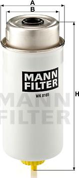 Mann-Filter WK 8105 - Degvielas filtrs autodraugiem.lv