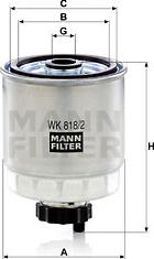 Mann-Filter WK 818/2 - Degvielas filtrs autodraugiem.lv