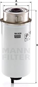 Mann-Filter WK 8124 - Degvielas filtrs autodraugiem.lv