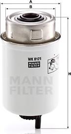 Mann-Filter WK 8121 - Degvielas filtrs autodraugiem.lv