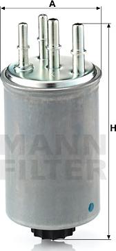 Mann-Filter WK 829/4 - Degvielas filtrs autodraugiem.lv