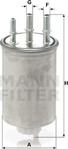 Mann-Filter WK 829/6 - Degvielas filtrs autodraugiem.lv
