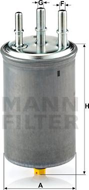 Mann-Filter WK 829/7 - Degvielas filtrs autodraugiem.lv