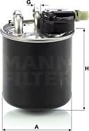 Mann-Filter WK 820/14 - Degvielas filtrs autodraugiem.lv