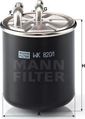Mann-Filter WK 820/1 - Degvielas filtrs autodraugiem.lv