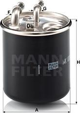 Mann-Filter WK 820/2 x - Degvielas filtrs autodraugiem.lv