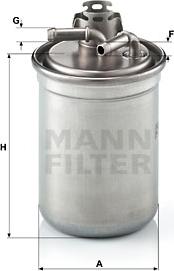 Mann-Filter WK 823/3 x - Degvielas filtrs autodraugiem.lv