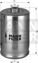 Mann-Filter WK 725/1 - Degvielas filtrs autodraugiem.lv