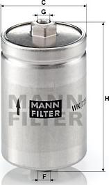 Mann-Filter WK 725 - Degvielas filtrs autodraugiem.lv