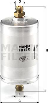 Mann-Filter WK 726/3 - Degvielas filtrs autodraugiem.lv