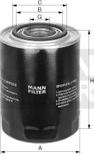 Mann-Filter WP 11 102/1 - Eļļas filtrs autodraugiem.lv