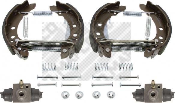 Mapco 9836 - Bremžu loku komplekts autodraugiem.lv