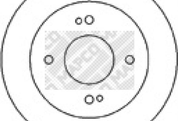 Mapco 45507 - Bremžu diski autodraugiem.lv