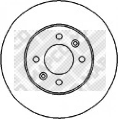Mapco 15996 - Bremžu diski autodraugiem.lv