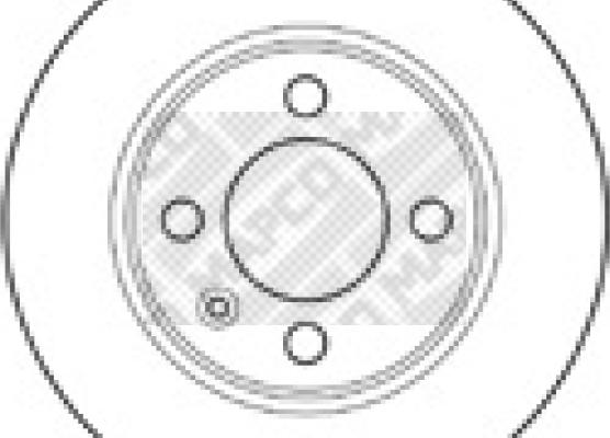 Mapco 15911 - Bremžu diski autodraugiem.lv