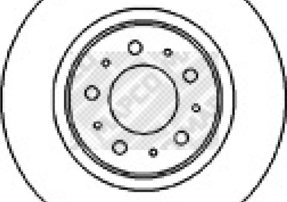 Mapco 15975 - Bremžu diski autodraugiem.lv