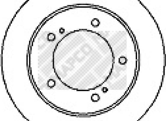 Mapco 15591 - Bremžu diski autodraugiem.lv