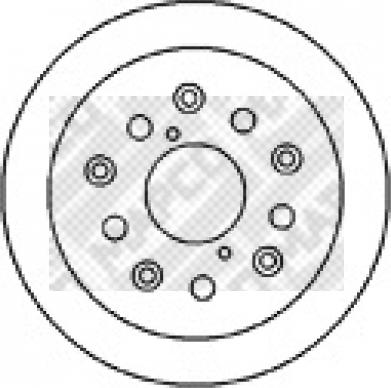 Mapco 15565 - Bremžu diski autodraugiem.lv