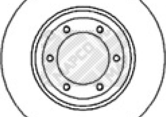 Mapco 15580 - Bremžu diski autodraugiem.lv