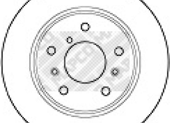 Mapco 15534 - Bremžu diski autodraugiem.lv