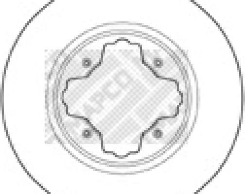 Mapco 15522 - Bremžu diski autodraugiem.lv