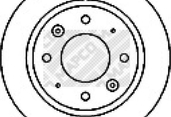 Mapco 15575 - Bremžu diski autodraugiem.lv