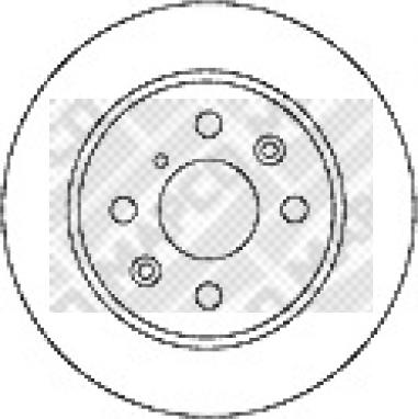 Mapco 15570 - Bremžu diski autodraugiem.lv