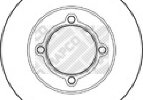 Mapco 15571 - Bremžu diski autodraugiem.lv