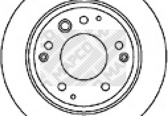 Mapco 15622 - Bremžu diski autodraugiem.lv