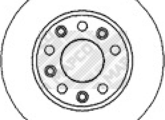 Mapco 15106 - Bremžu diski autodraugiem.lv