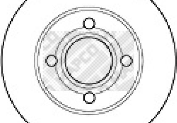 Mapco 15862 - Bremžu diski autodraugiem.lv