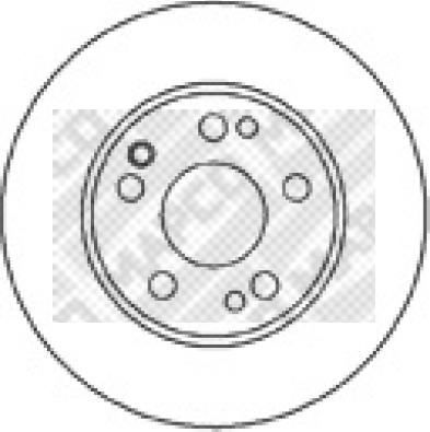 Mapco 15801 - Bremžu diski autodraugiem.lv