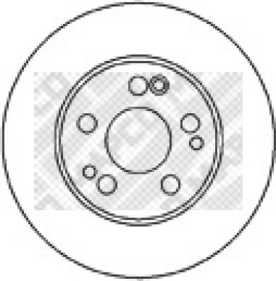 Mapco 15802 - Bremžu diski autodraugiem.lv