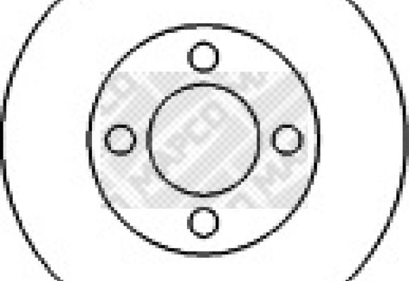 Mapco 15886 - Bremžu diski autodraugiem.lv