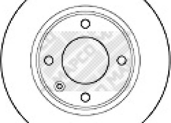 Mapco 15307 - Bremžu diski autodraugiem.lv