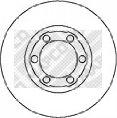 Mapco 15250 - Bremžu diski autodraugiem.lv